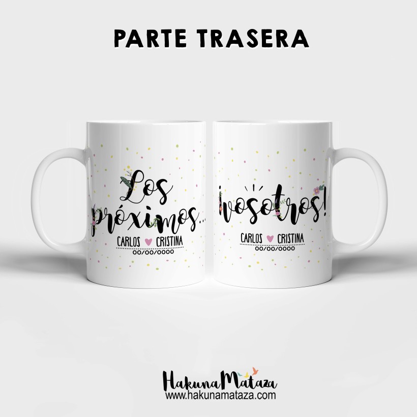 Pack de tazas personalizadas - Los próximos vosotros (hombre+hombre) 2