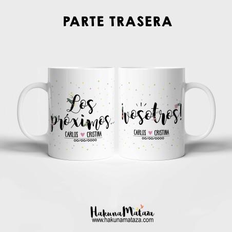 Pack de tazas personalizadas - Los próximos vosotros (hombre+hombre) Pack de tazas personalizadas - Los próximos vosotros (hombre+hombre)