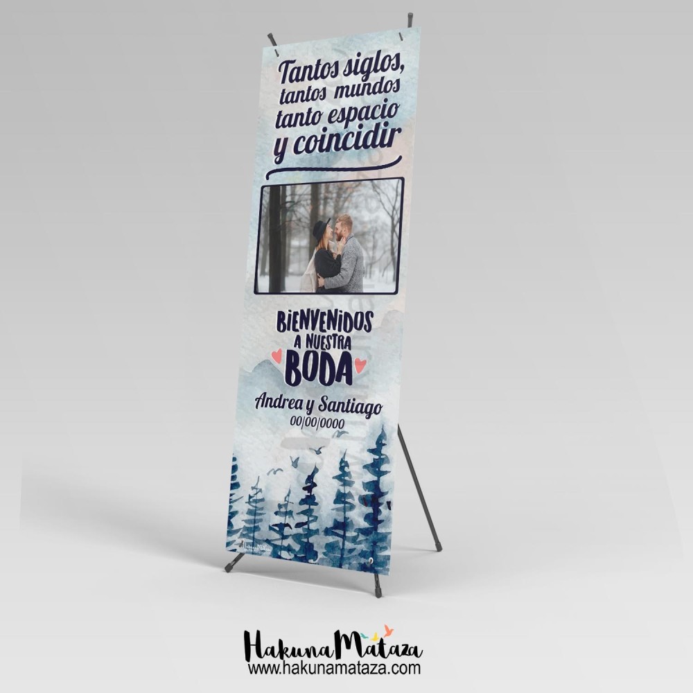 Banner con foto - Tantos siglos... y coincidir