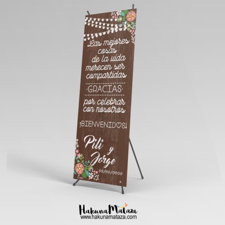 Banner personalizado - Gracias por celebrar con nosotros