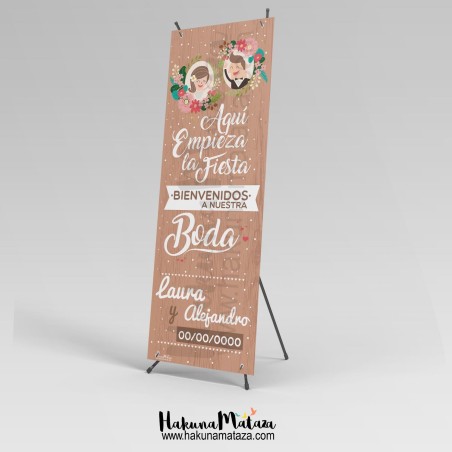 Banner personalizado - Aquí empieza la fiesta