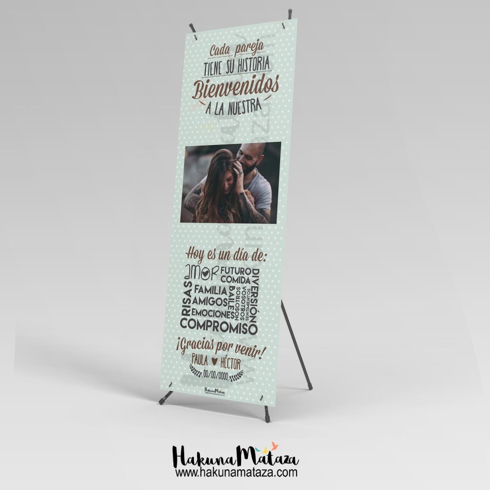 Banner personalizado - Cada pareja tiene su historia