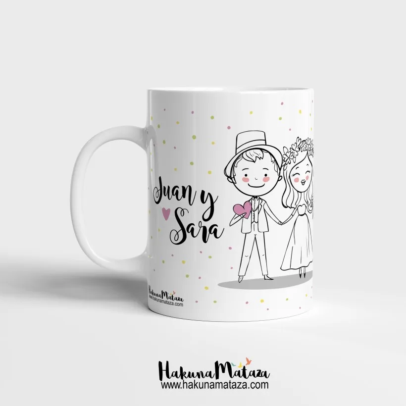 Taza personalizada - Los próximos vosotros (chico y chica) | Hakuna Mataza