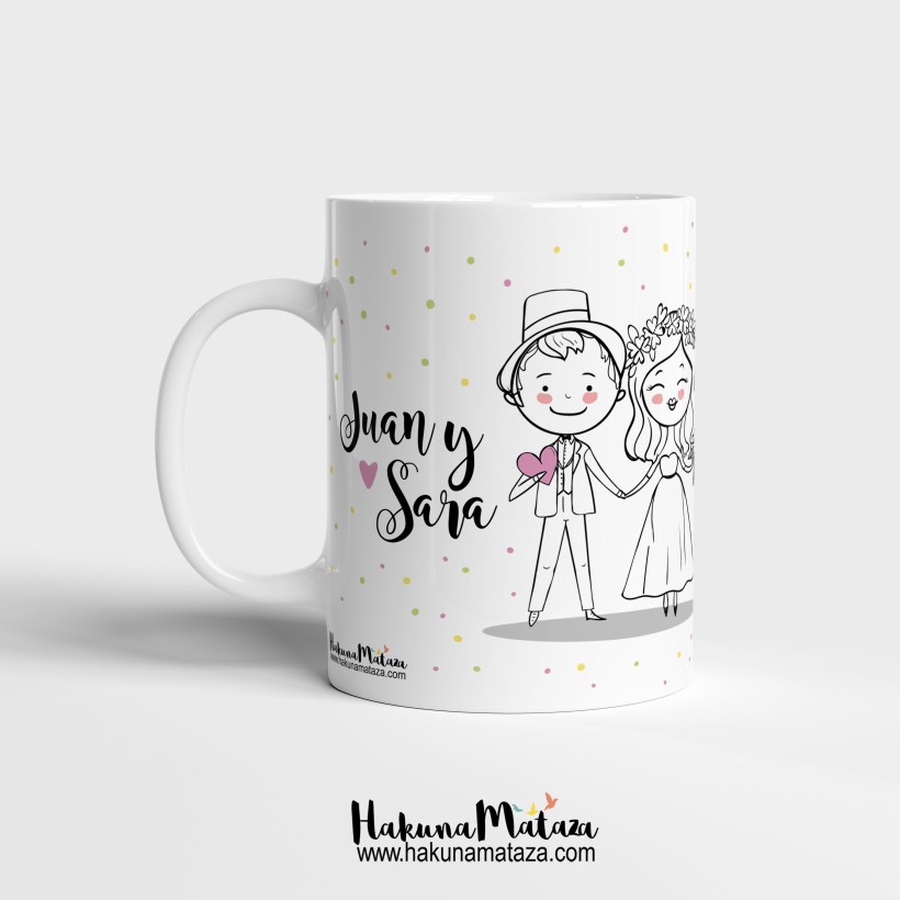 Taza personalizada - Nuestra familia es la más bonita