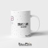 Taza personalizada - (Pingüinos) De una boda sale otra boda