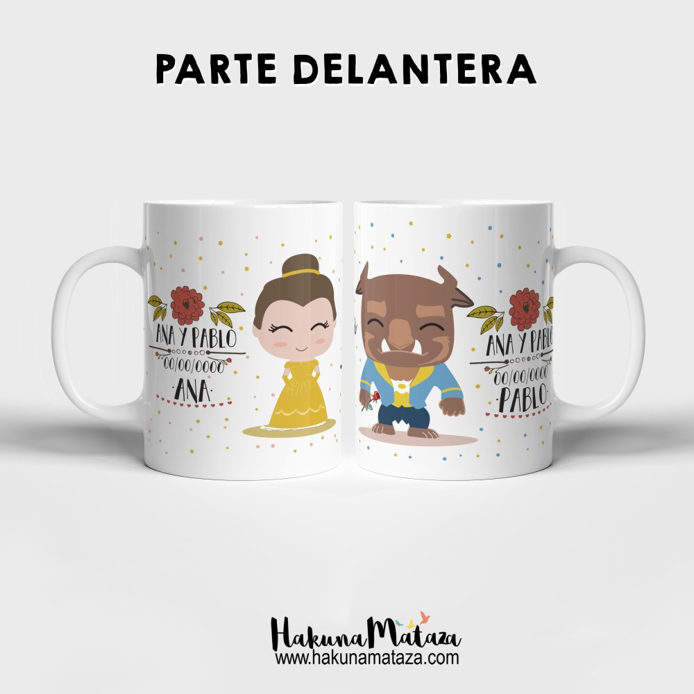 Pack Tazas - Pack Tazas - Bella y Bestia