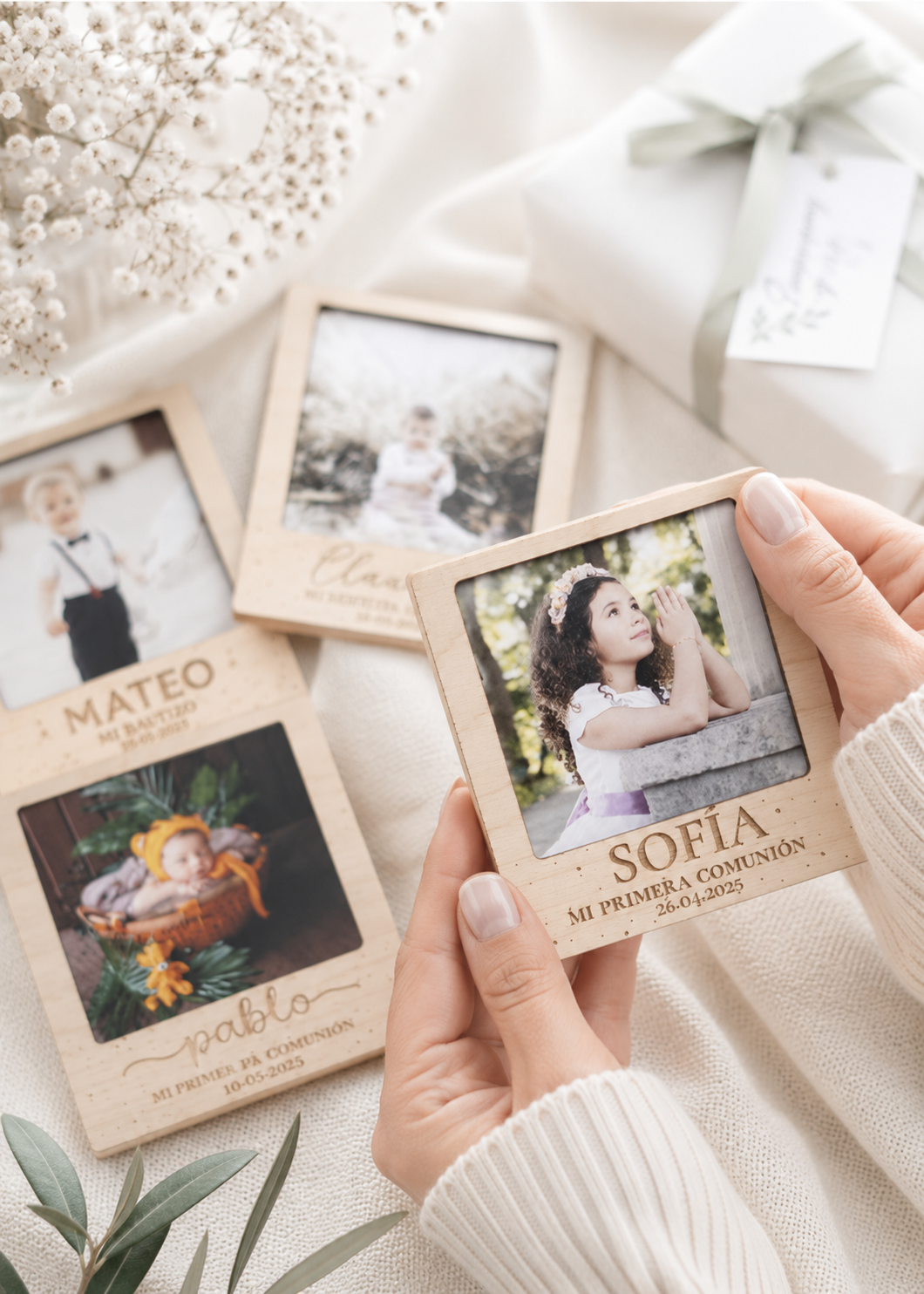Regalos personalizados para bautizo y comunión