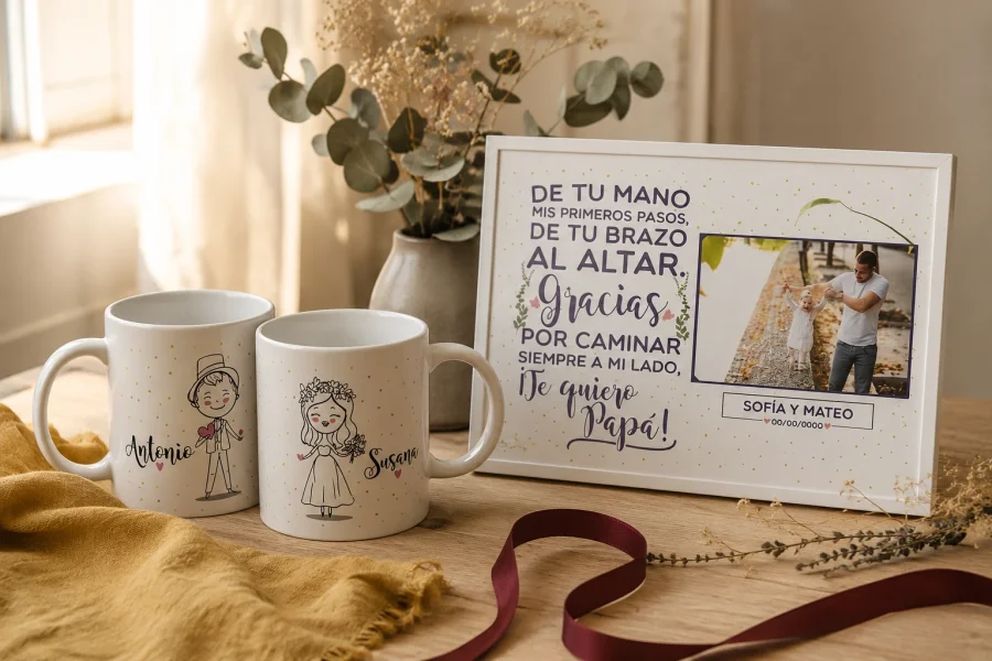 Regalos de boda personalizados: ideas originales para novios e invitados